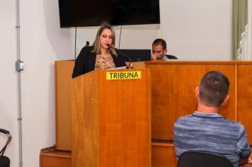 Foto - Sessão Solene - Entrega de Titulo de Cidadão Pedra-belense ao Exmo Dep. Estadual Barros Munhoz