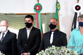 Foto - Posse da Mesa Diretora Biênio 2021-2022