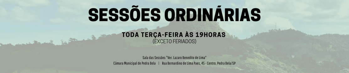 Sessões Ordinárias