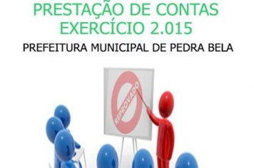 CÂMARA REJEITA AS CONTAS DO EXERCÍCIO DE 2015 DA PREFEITURA MUNICIPAL DE PEDRA BELA, MANDATO DA EX PREFEITA RESELI JESUS DO AMARAL LEME 