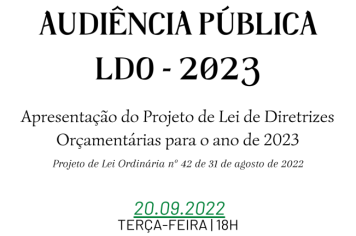 Audiência Pública LDO 2023