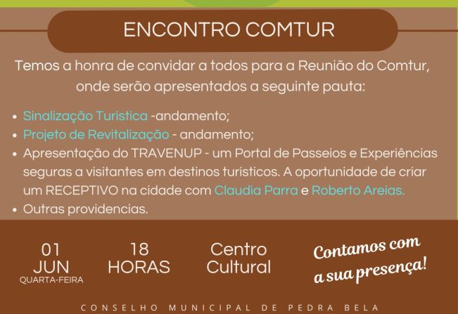 Reunião do CONTUR e palestra com Claudia Parra sobre o desenvolvimento turístico no Município