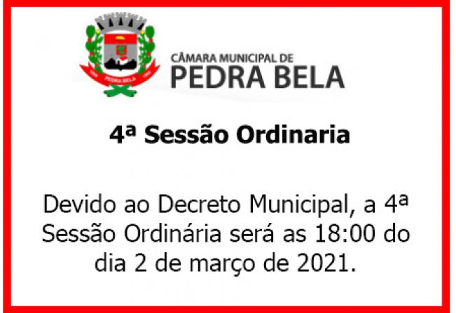 04ª Sessão Ordinária