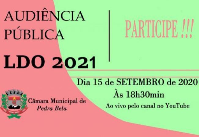 Audiência Pública LDO-2021