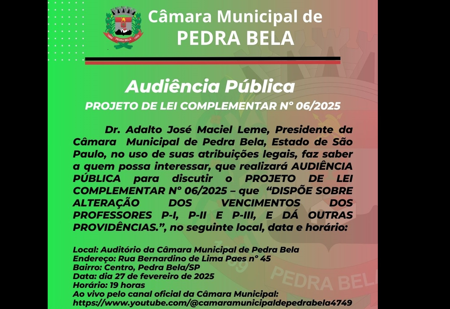 Audiência Pública